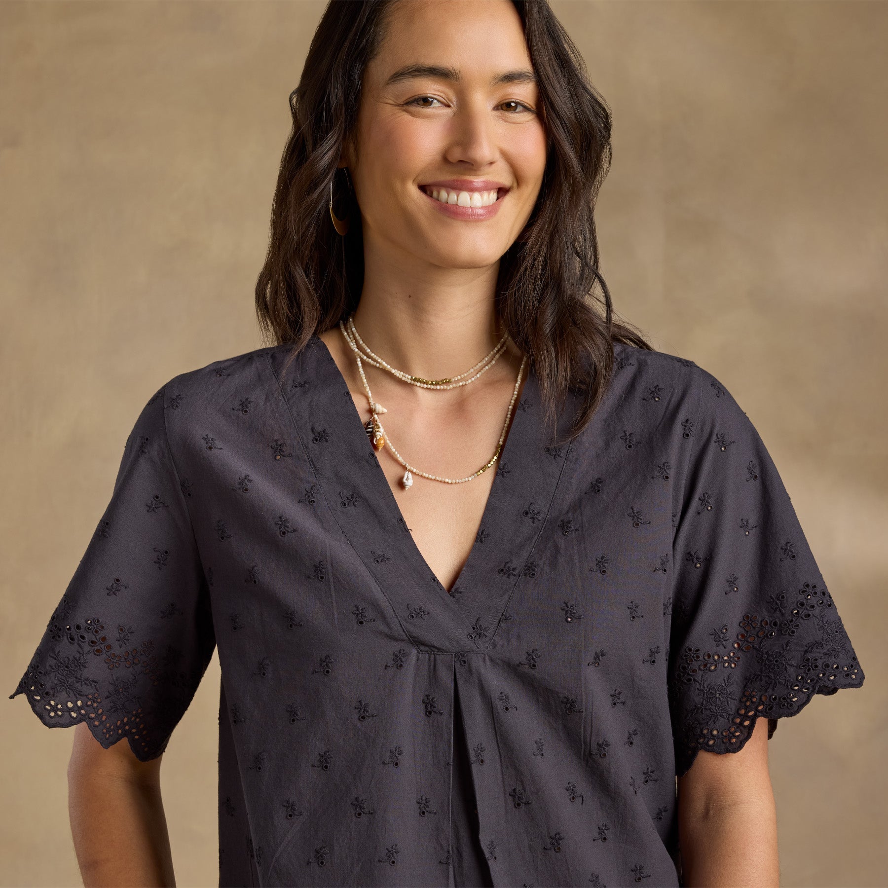 Tara Eyelet Top