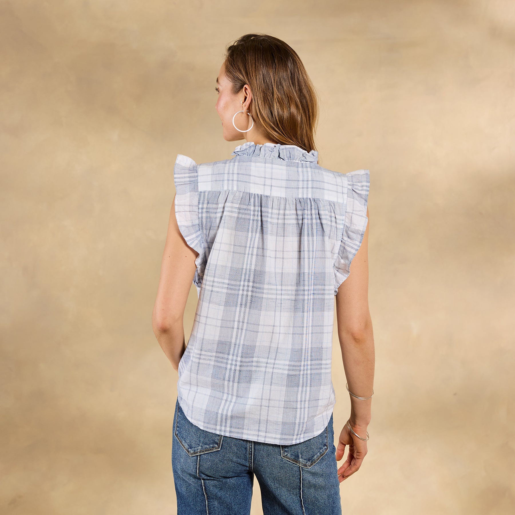 Milla Plaid Top