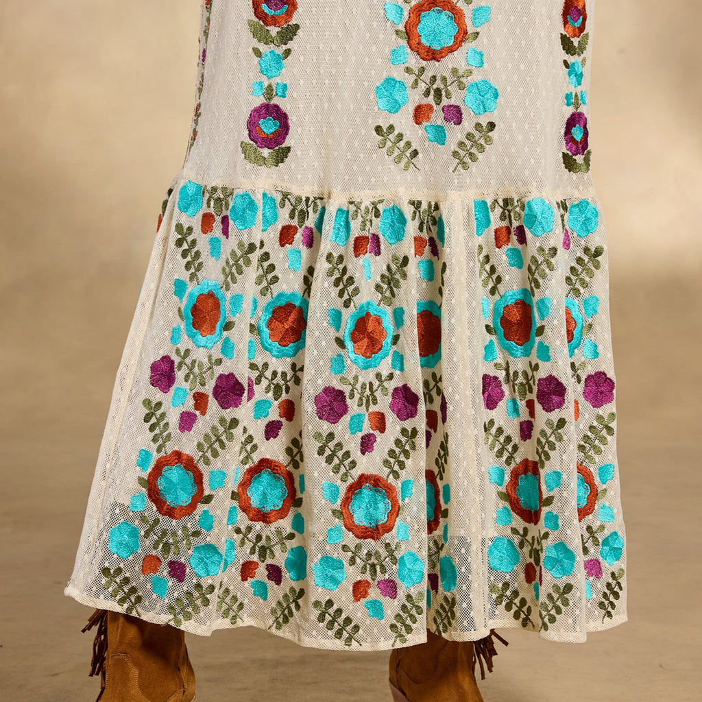 Ary Embroidered Maxi Dress