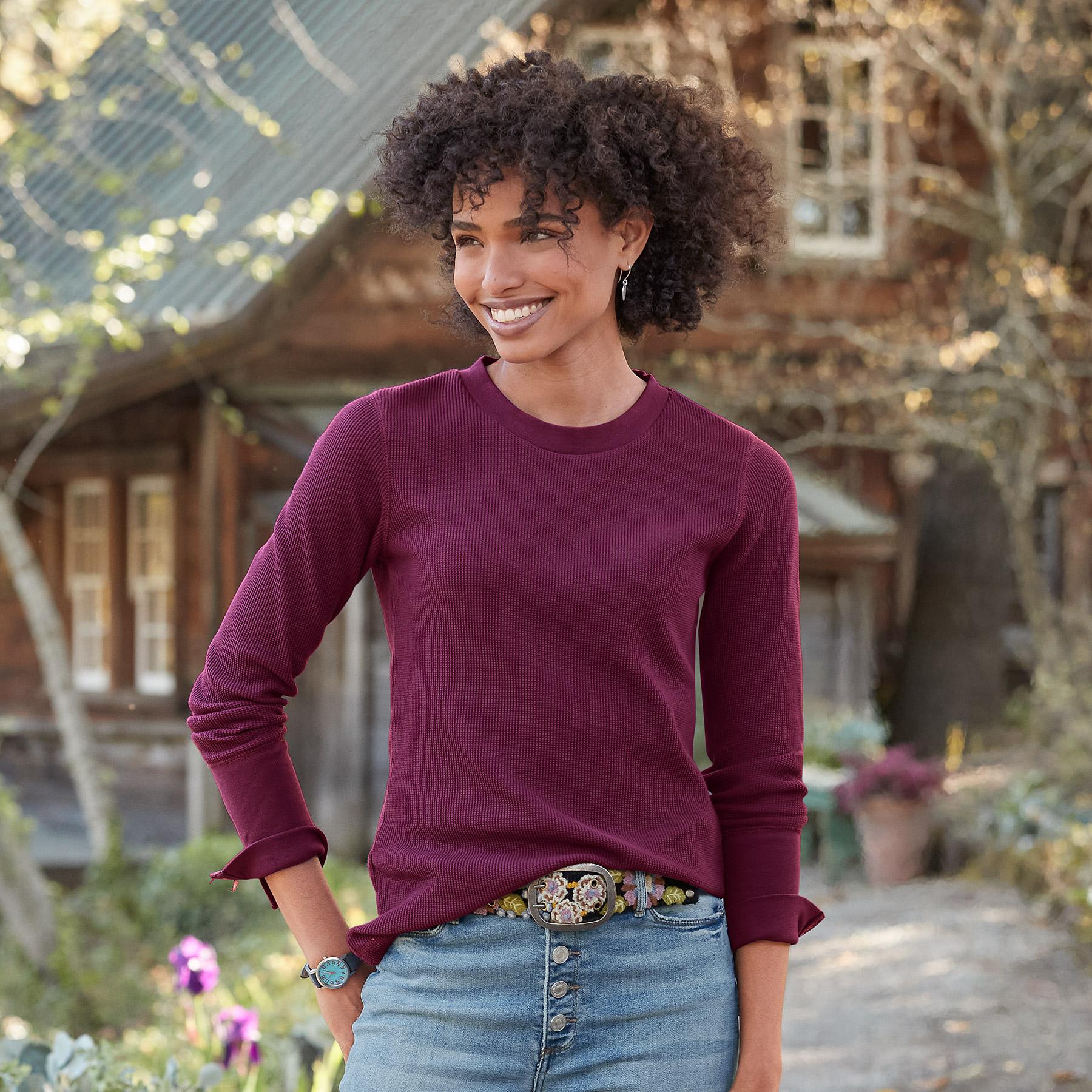 Crewneck Thermal. Petite