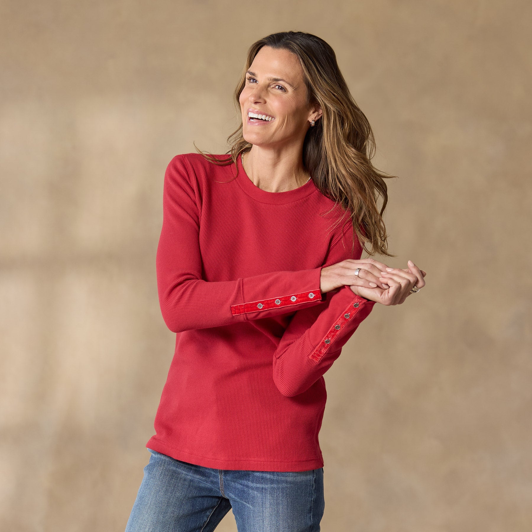 Crewneck Thermal. Petite