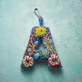 Fleur De Felt Initial Clip