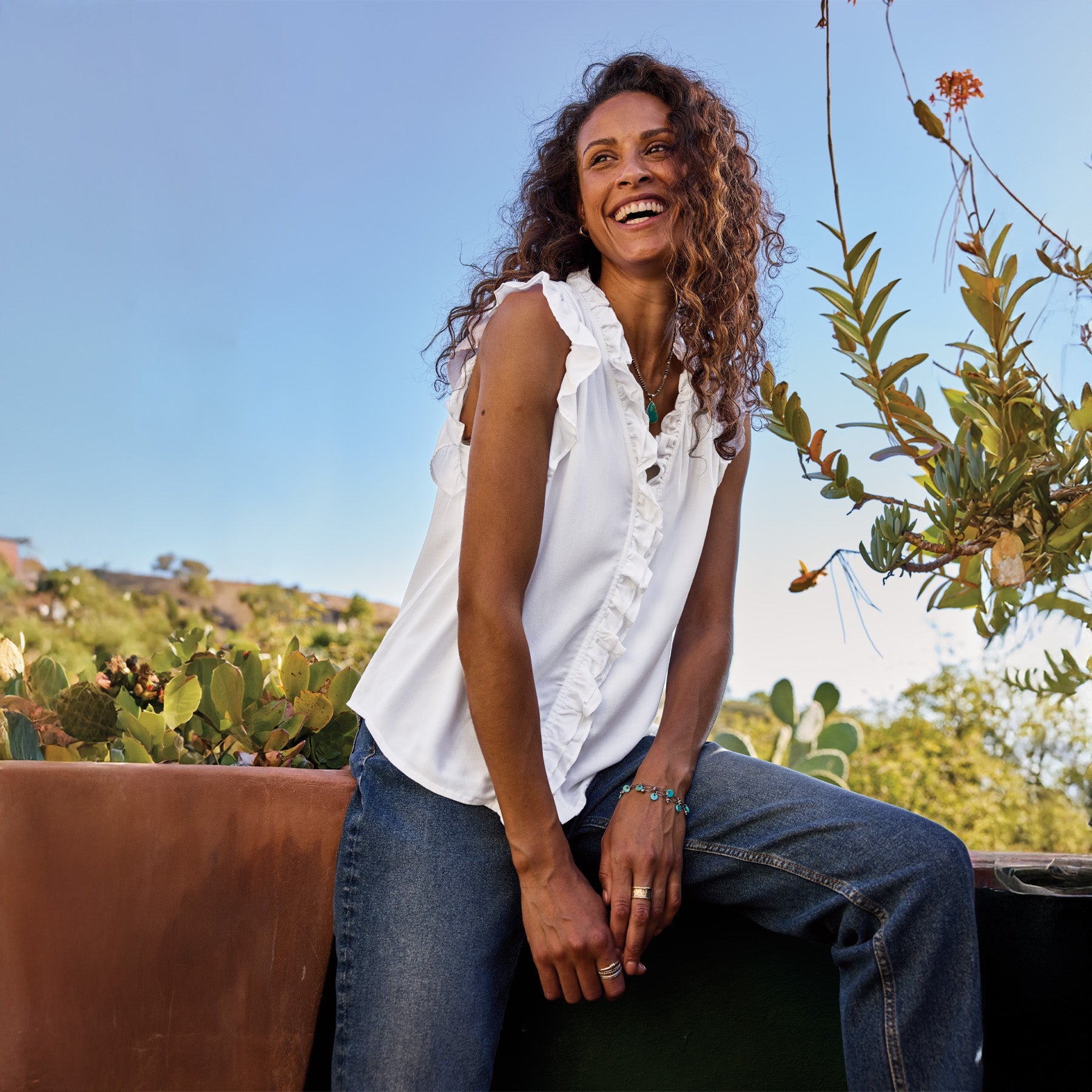 Milla Ruffle Top