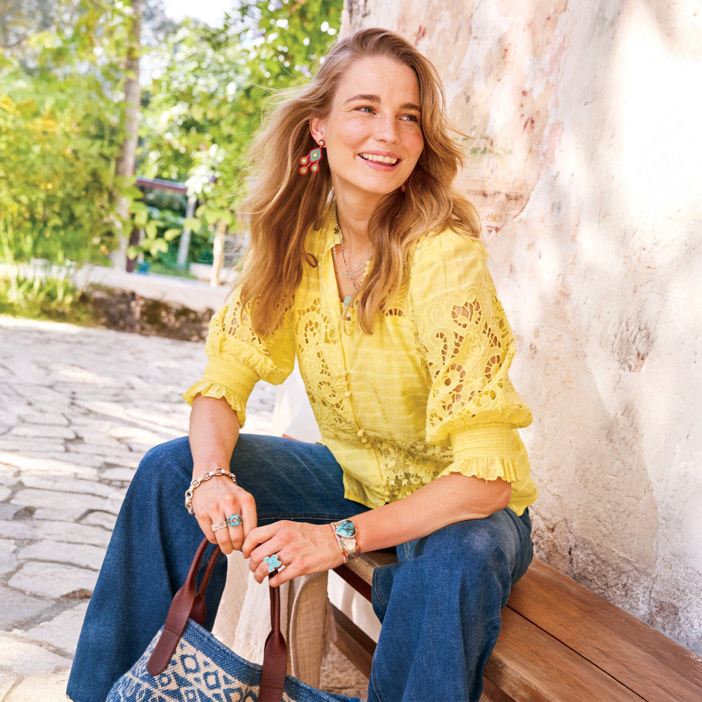 Garbo Lace Top